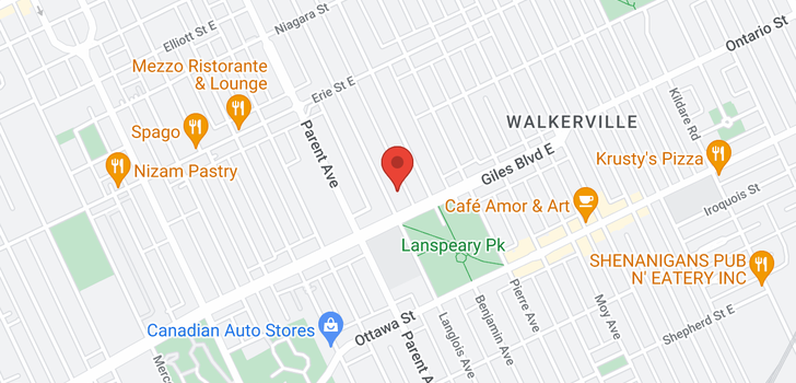 map of 1180 LANGLOIS AVENUE